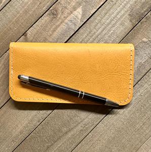 Factory Price Genuine Leather Checkbook <b>Holder</b> Slim Travel <b>Document</b> Cover Check Book Wallet Bulk MOQ Deal LCR-0138 - Product Image 4