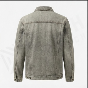Vente en gros 2025 – Nouvelle veste en jean de coton personnalisée pour homme, haute qualité, hiver, état neuf - Product Image 3