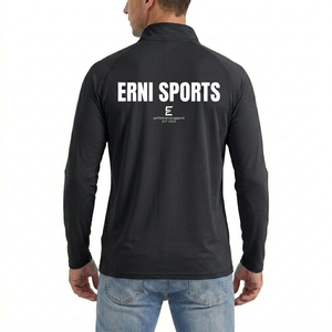 Camiseta de Protección UV UPF 50+ para Hombre, Manga Larga, Cierre de 1/4, Secado Rápido, Ligera, para Correr, Senderismo, Pesca - Product Image 4