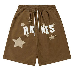 Pantalones cortos de espuma de sudor de nailon/algodón ecológicos sólidos con logotipo de impresión Digital personalizado de verano de fabricante al por mayor 2025 para hombres - Product Image 3