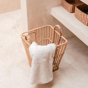 Panier de rangement en rotin naturel de haute qualité, idéal pour les paniers à linge et les porte-revues, disponible en plusieurs tailles, provenant d'Inde. - Product Image 6