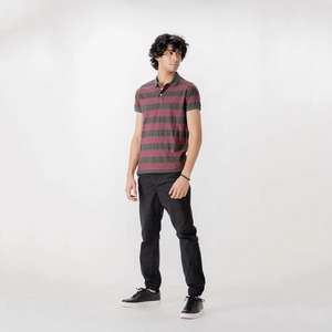 Camisa Polo de Algodón a Rayas para Hombre, Corte Regular, Ropa Casual para Equipos, Clubes de Golf y Uniformes de Personal, Fabricante Mayorista OEM - Product Image 4