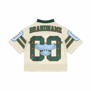 Camiseta Deportiva Retro de Fútbol y Baloncesto, Estilo Urbano, Unisex, Vintage, Personalizada, de Malla, Corte Cuadrado, 100% Poliéster - Product Image 4