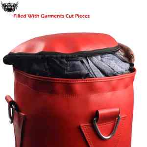 Sac de frappe robuste recouvert de cuir avec remplissage de sable, 3 pieds de haut pour l'entraînement de force - Product Image 6