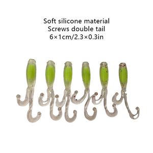 Leurre de pêche à la traîne à queue de pagaie, hameçon jig, leurre souple pour la pêche en eau douce/salée, pour la basse, la truite, leurre à descente lente - Product Image 6