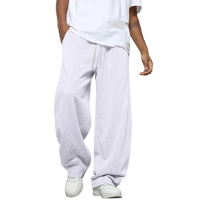 Pantalon de jogging unisexe d'hiver respirant, style décontracté, coupe droite, avec cordon de serrage à la taille - Product Image 2