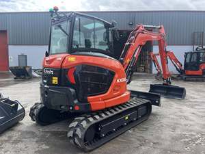 High Quality Used Kubota KX060-5 Mini Excavator 6 Ton Crawler Digger for Sale with low hours - Product Image 5