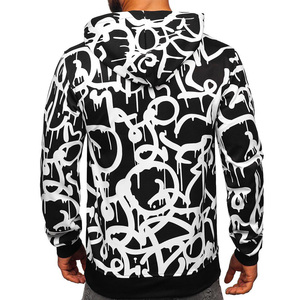 Fabricant OEM de sweats à capuche personnalisés, étiquette privée, broderie, impression par sublimation, sweat-shirt à capuche en polaire - Product Image 2