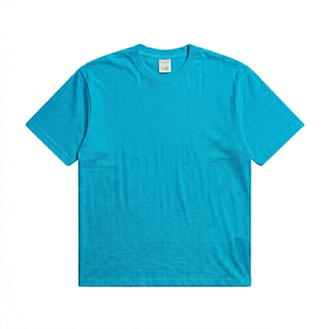 T-shirts en tricot pour hommes, coupe ample, avec impression numérique, design personnalisé, tissu en coton - Product Image 6
