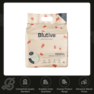 Lettiera per Gatti in Cassava 100% Naturale Blutive, Agglomerante, di Lunga Durata e Ultra-Immondizie, 6L, per Gatti Sensibili, di Qualità Superiore - Product Image 2