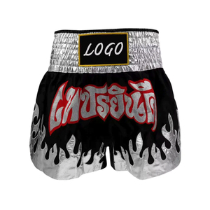 Shorts de boxe et de MMA par sublimation pour hommes, imprimés, pour l'entraînement de combat et le Muay Thai - Product Image 2