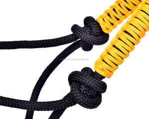 Licou en corde en nylon équin de qualité supérieure avec muserolle tressée et pression rapide pour les courses de chevaux à vendre à l'exportation - Product Image 2