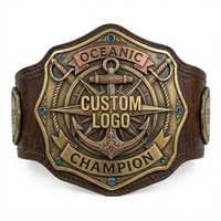 Ceinture de lutte de poids lourd sur mesure de l'équipe Design World avec logo et tissu personnalisés, haute qualité, inspection 100% QC
