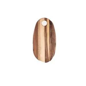 Olive Wood Rustic Cutting Board Irregular Wavy Edge Charcuterie Serving Platter with <b>Corner</b> Hole Dishwasher Safe 1.5cm Thick - Product Image 4