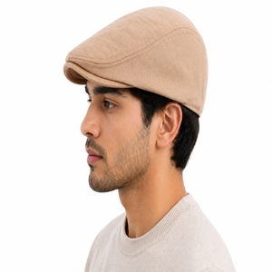Unisex Newsboy <b>Hat</b> Beret Style Soft Cotton Vintage Casual Classic Fashion Headwear <b>Flat</b> <b>Hat</b> Daily Wear Clean Look for Unisex - Product Image 4