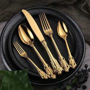 Gold <b>Coffee</b> <b>Spoon</b> Set Stainless Steel Long Handle Teaspoon Dessert Round <b>Spoon</b> Stirring <b>Coffee</b> Tea Scoop Cafe Tableware Utensils - Product Image 3