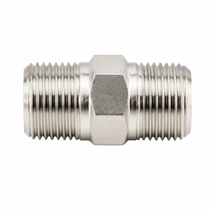 Raccords de tuyauterie en acier inoxydable 304 316 : Raccord hexagonal court fileté hydraulique BSP NPT, Vis de plomberie, Raccord hexagonal - Product Image 4
