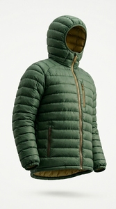 <b>Men</b> Puffer <b>Jacket</b> Soft Fabric Comfortable Lightweight <b>Warm</b> Casual Winter Outdoor Daily Wear Style - Product Image 3