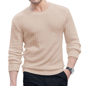 Vente en gros de pulls d'hiver à manches longues pour hommes, de haute qualité, en polaire respirante, col rond, décontractés, avec logo personnalisé - Product Image 1