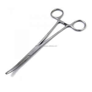 Offre Spéciale DeBakey Cooley Forceps Curved Carmalt Jaws Straight Shanks Ring Handle Sizes 7.5 à 14 Inch OEM Private Label - Product Image 2