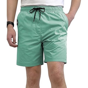 Pantalones Cortos Cortavientos para Hombre, Estilo Urbano, Tejido de Lona, Cintura Elástica, Nailon/Algodón, Impermeables, Ecológicos y Transpirables - Product Image 4