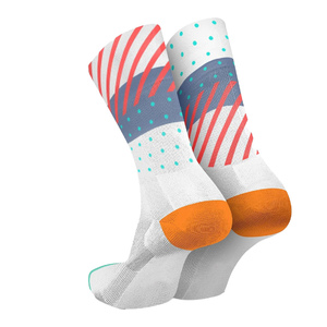 Chaussettes de sport antidérapantes pour hommes, en coton tricoté, avec compression et soutien, motif imprimé décontracté, pour le football et le soccer, nouvelle collection printemps - Product Image 2