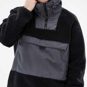 Chaqueta de esquí de lana Sherpa para hombre, abrigo deportivo a prueba de viento para exteriores, transpirable, impermeable, para nieve, con capucha clásica para esquiar, deportes de nieve - Product Image 3