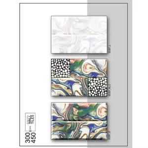 กระเบื้องปูผนังครัวพอร์ซเลนสีเขียวขาวขนาด 300x450 มม. ผิวขัดเงา กันลื่น ทนกรด กระเบื้องเซรามิกตกแต่งบ้าน - Product Image 4