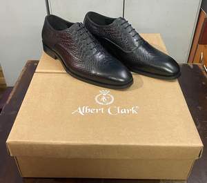 Chaussures Oxford en cuir véritable imprimé pour homme, imperméables, à lacets, pour le bureau, les occasions professionnelles et les mariages, antidérapantes, légères et à séchage rapide - Product Image 2