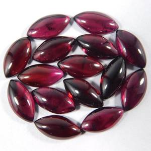 Venta al por mayor de gemas de granate natural de Heydarabad en forma de cabujón, gemas sueltas de alta calidad para la fabricación de joyas. - Product Image 4