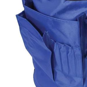 Sac de baseball bleu 600D avec plusieurs poches et fermeture à glissière pour le rangement de matériel sportif - Product Image 5