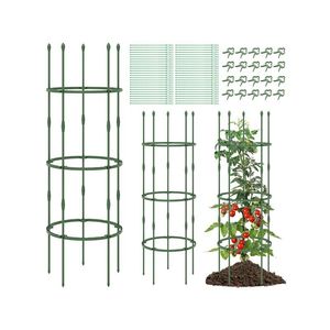 Alto 40 \ "/60 \" giardino fornisce supporti per piante con clip e cravatte sicure - Product Image 1