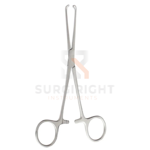 Pinzas Intestinales No Trituradoras Glassman Allis de Acero Inoxidable, Instrumento Quirúrgico para Agarrar Intestinos de Forma Atraumática, Blush Surgical CE - Product Image 1