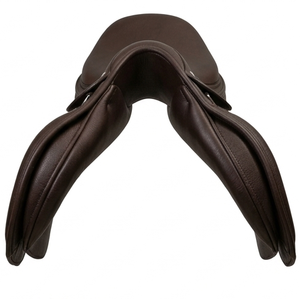 Silla de Montar Inglesa de Cuero Marrón Premium para Equitación, Cómoda y de Contacto Cercano - Product Image 2