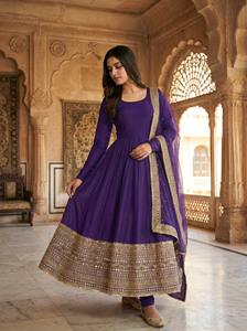 Ramdev Trading Women's Modern Elegant Embroidered Sequence Work Kurta/<b>Kurti</b> Fully Stitched Dupatta Included Quick Dry Party All - Product Image 5