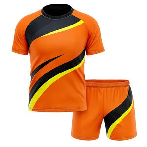 Ensembles d'uniformes de volley-ball à logo personnalisé à impression numérique Vêtements de sport respirants 100% en polyester unisexe - Product Image 1