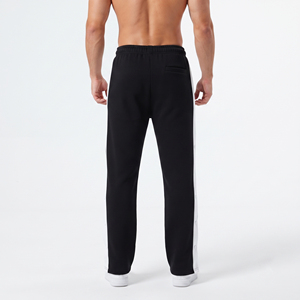 Pantalones Deportivos de Felpa para Hombre, con Botones Laterales, Bordado Chenille, Tejido Grueso, Cintura Elástica, 450 GSM - Product Image 3