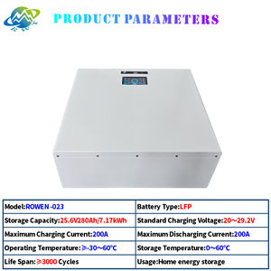 RWT Diy <span class=keywords><strong>24V</strong></span> Litio fosfato de hierro caja de batería 8s 25,6 V Lifepo4 280ah 300ah almacenamiento Solar Lifepo4 caja Kit caja de batería de litio - Product Image 4