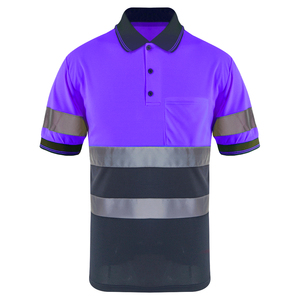 New Two Color Breathable Polyester/Cotton Construction Work Wear Hi <b>Vis</b> Security Reflective <b>T</b> <b>Shirt</b> Safety for Unisex - Product Image 6