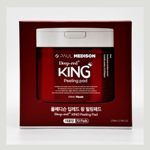 Pads tonifiants pour le visage Polmedison Deep Red King Peeling Pad 70 feuilles, essence tonifiante pour le visage, extrait de racine d'astragale - Product Image 5