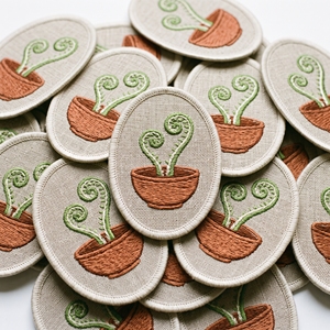 Écusson brodé étoile boussole, motif nuage céleste, direct usine, pour vêtements et vêtements d'extérieur - Product Image 6