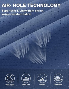 เสื้อเชิ้ตตกปลาสำหรับผู้ชายไซส์ใหญ่ UPF 50 แขนยาว ระบายอากาศได้ดี แห้งเร็ว ประสิทธิภาพสูง ติดกระดุม ป้องกันแสงแดดสำหรับกิจกรรมกลางแจ้ง - Product Image 3