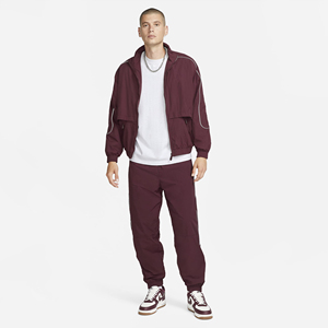 Ensemble de survêtement 2 en 1 pour homme, coupe-vent d'hiver personnalisé, col montant, imprimé, léger, polyester/nylon, écologique - Product Image 1