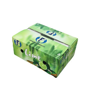 Cajas de Cartón Corrugado con Materiales Reciclados para Empaque de Limones, Personalizadas para Envío y Almacenamiento de Frutas - Product Image 1