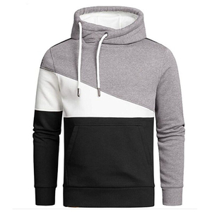Sudadera con Capucha para Hombre, Diseño Color Block, Corte Regular, Informal, Tejido de Algodón, para Otoño - Product Image 5
