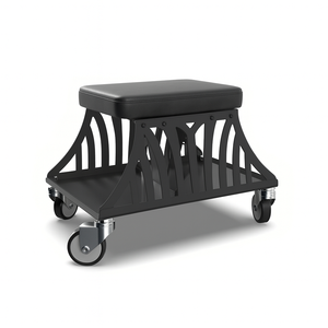 400lb Low Profile Rolling Mechanic <b>Stool</b> Creeper <b>Seat</b> with Tool Tray Heavy Duty Garage Shop <b>Stool</b> 4 Swivel Wheels GAPGAR020 - Product Image 2