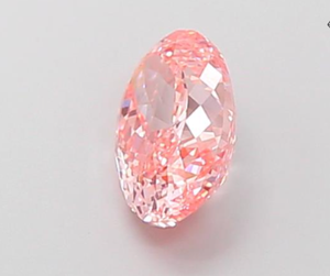 Diamante Cultivado en Laboratorio con Certificación IGI, Corte Oval Portugués de 1.28 CT, Color Rosa Intenso Fantasía, Claridad VS1, Modelo 1 de ROYAL GEMS - Product Image 2