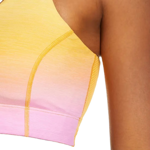 Soutien-gorge de sport dégradé pour femme, jaune rose ombré, sans coutures, pour l'entraînement et le fitness, maintien optimal, vêtement de sport actif - Product Image 5