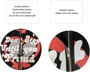 Custom 100% Cotton Streetwear <b>Hoodie</b> <b>for</b> <b>Men</b> Winter Heavyweight Pullover with 3D <b>Black</b> Graphic Print and OEM Strings - Product Image 5