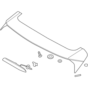สปอยเลอร์และปีกเสริมใหม่ของทูซอน รุ่น 87210D3000R5R - Product Image 1
